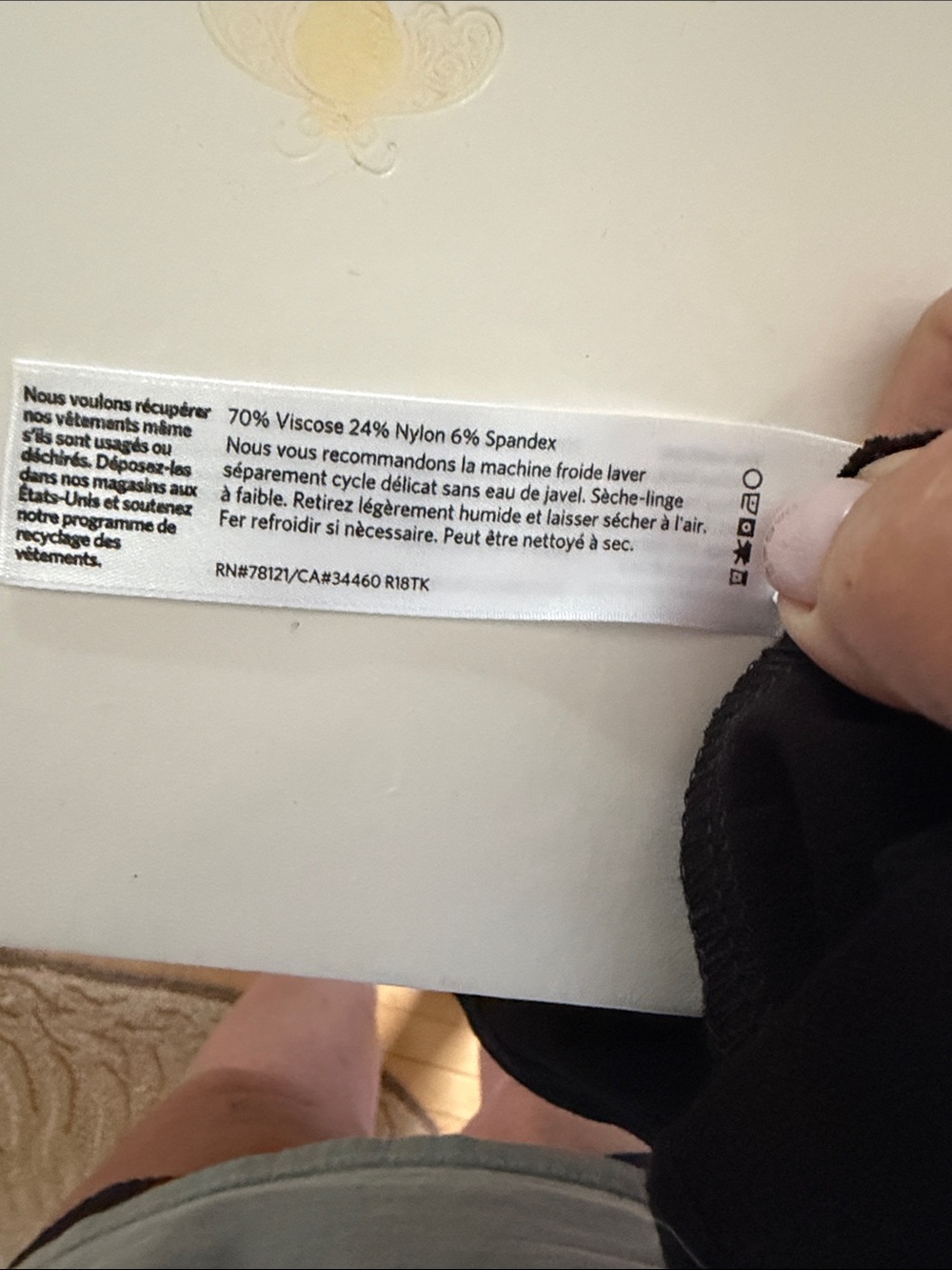 Eileen fisher black crepe dress - Picture 4 of 4